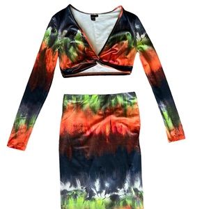 SHEIN 2 Piece Long Sleeve and Long Skirt